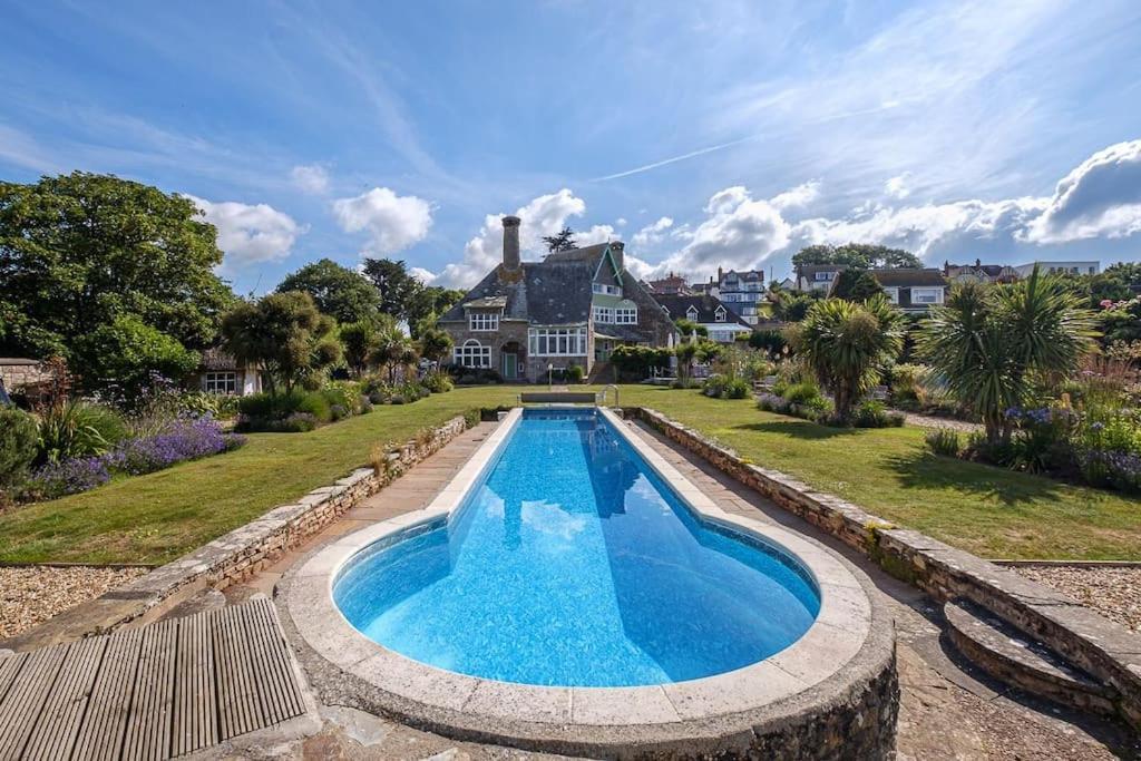 エクスマウス The Beach House-Devon- On The Beach- Sleeps 20ヴィラ エクステリア 写真
