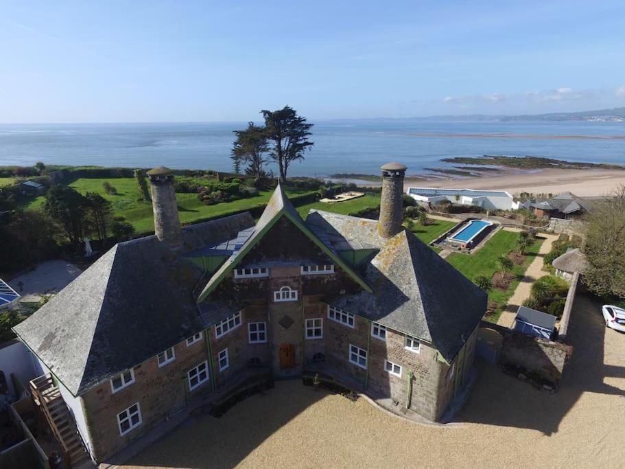 エクスマウス The Beach House-Devon- On The Beach- Sleeps 20ヴィラ エクステリア 写真