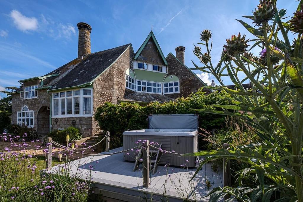 エクスマウス The Beach House-Devon- On The Beach- Sleeps 20ヴィラ エクステリア 写真